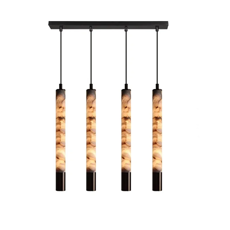 

American LED Home interior lighting, stainless steel chandelier with lucite lustre, for living room, dining room ceiling