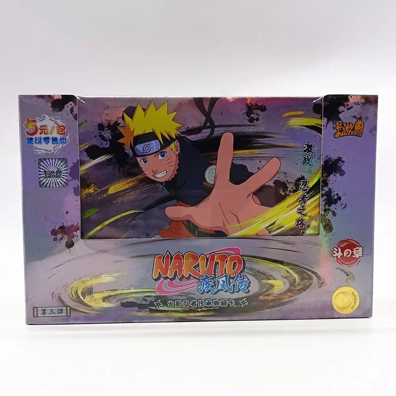 KAYOU Anime Original Naruto Cards Chapter Of The Array Box Added SE Ninja World Collection Cards Toy For Children Christmas Gift