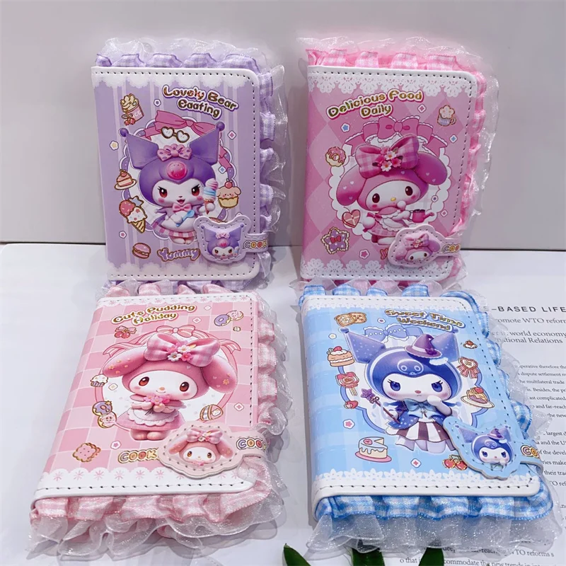 4 pcs/lot Sanrio Kuromi Melody Notebook Cute Note Book Diary Planner Stationery School Supplies