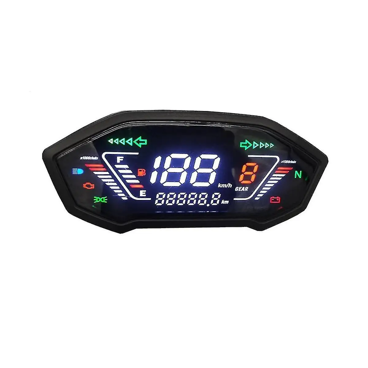 Wisecoco Electric Motorcycle Lcd Instrument Cluster 12.3 Tft Lvds Lcd Module 1920*720 Ips Screen Digital Display Speedometer