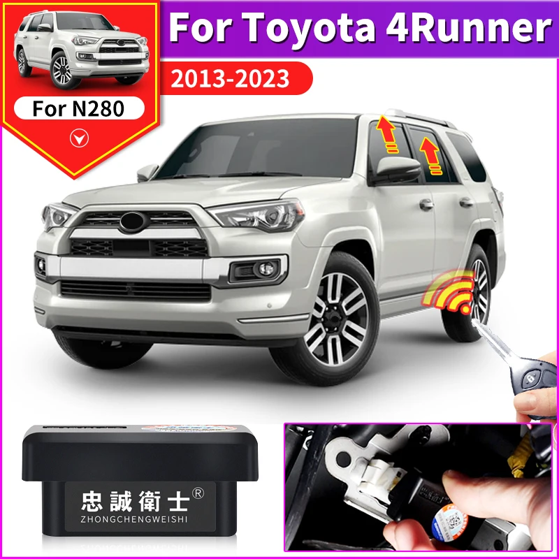 

Lock Car Auto Close Window Automatic Lock Door OBD Module for Toyota 4Runner 2022-2010 2021 Interior Modification Accessories