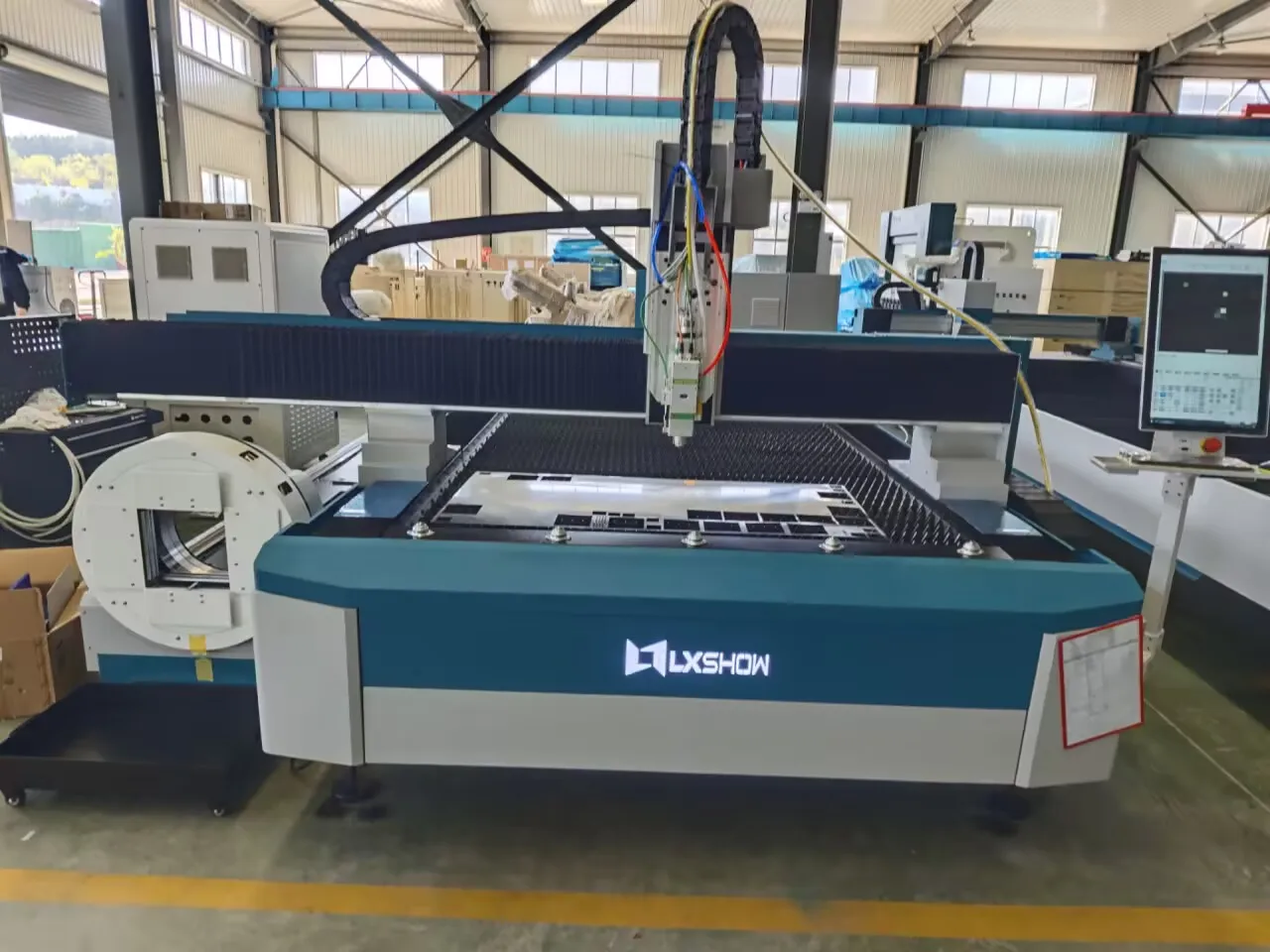 8020 Chinese laser Cutting machine Can Customize laser Sheet Cutting Gantry Metal CNC Fiber laser