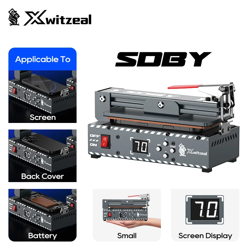 Xwitzeal Manual Pressure Holding Machine: Press-type spring lock pressure holding machine with adjustable temperature.