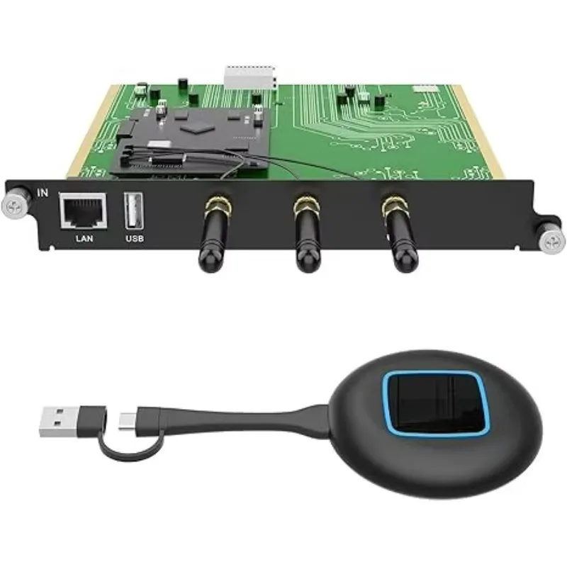 USB Type C Wireless Transmitter and Receiver, Wireless Transmission Card, 4 Multi Screen Display
