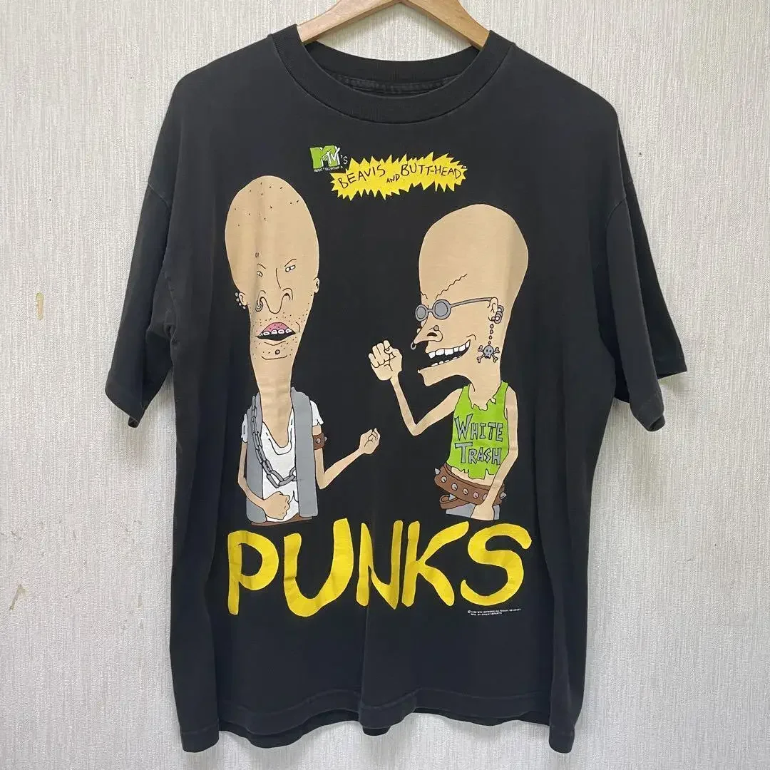 VINTAGE 90s Beavis butthead punks Tshirt No.mv1708 - AliExpress