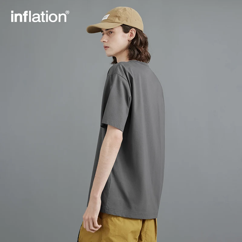INFLATION Summer Blank Cool Feeling Tshirt Unisex Candy Color Quick Dry Sportswear Oversized Tees