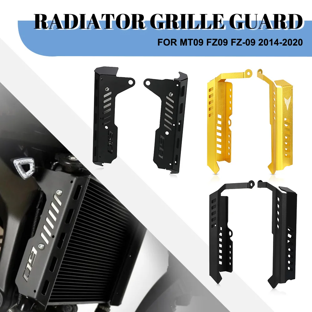 

MT-09 FZ 09 Radiator Grille Guard Side Protective Cover Protector For Yamaha MT09 FZ09 FZ-09 2014 2015 2016 2017 2018 2019 2020