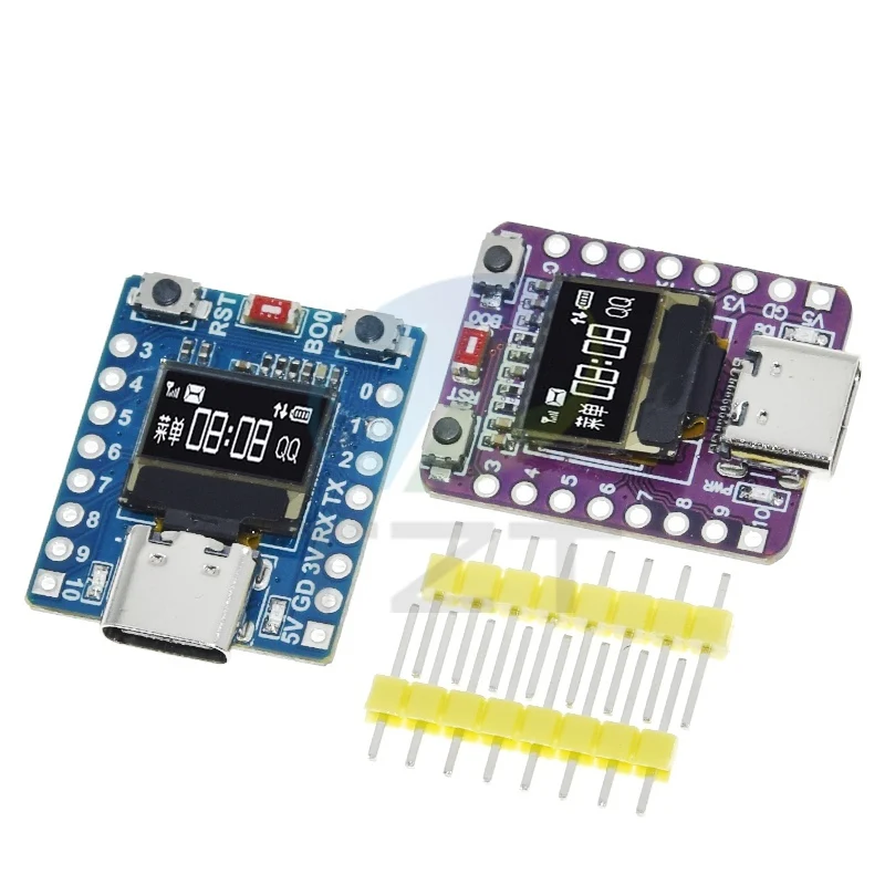 ESP32-C3 OLED Development Board With 0.42 Inch OLED Module Wifi Bluetooth ESP32 Supermini Development Board