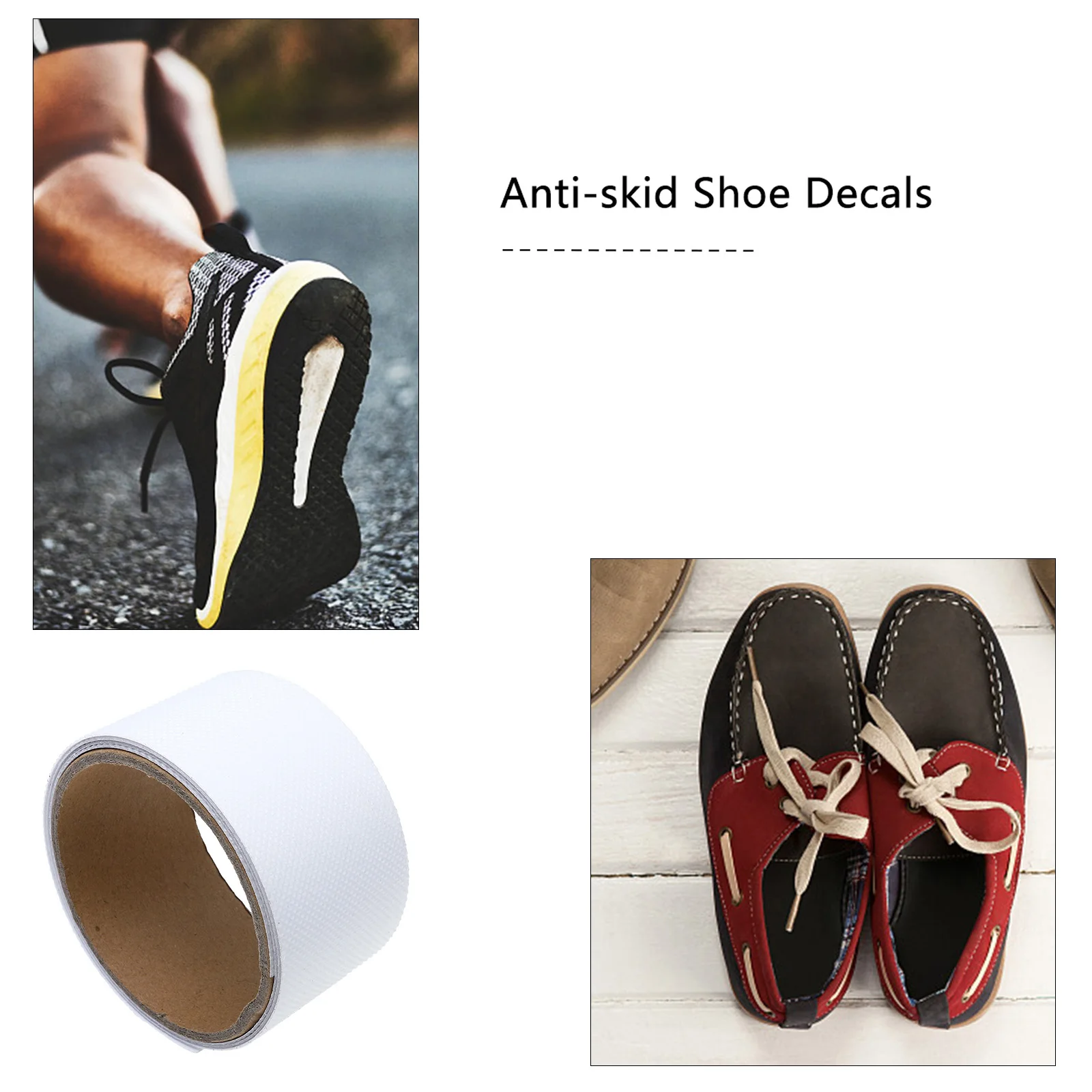

2pcs 5cm 1m Transparent Anti Skid Shoe Self Adhesive Waterproof Wear Resistant Protective Decals for High Heels