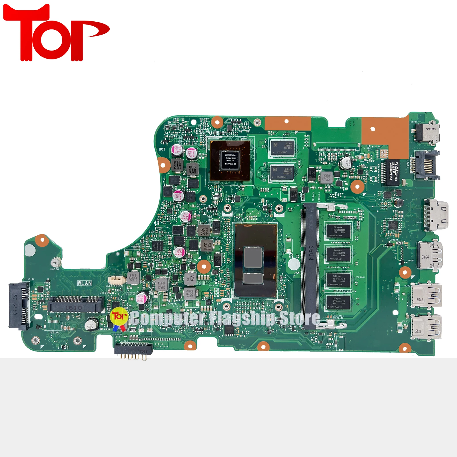 X555UJ Laptop Motherboard For ASUS X555U X555UB X555UQ X555UA A555U F555U K555U A555UJ F555UJ I3 I5 I7 4GB GT920 GT940 Mainboard