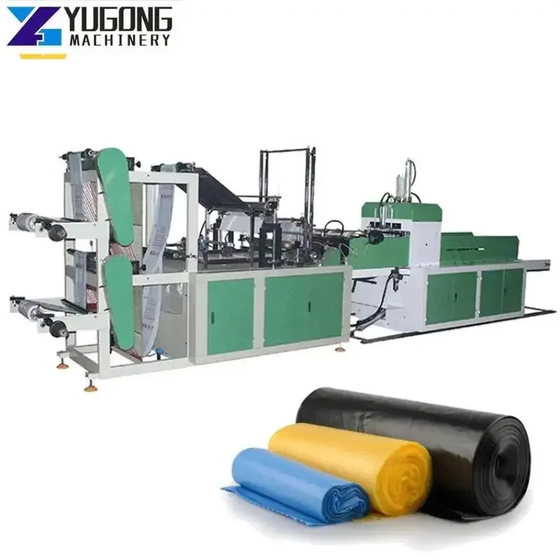 YG Automatic High Speed T-Shirt Vest Biodegradable Plastic Shopping Garbage Bag Making Machine