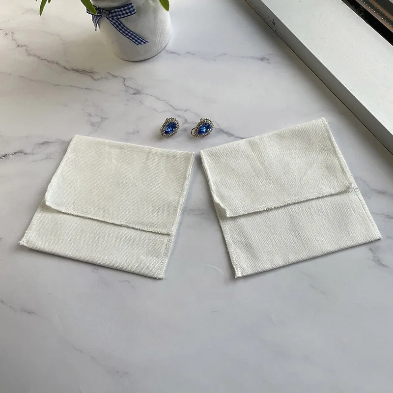 مغلف رفرف حقيبة القطن هدية الحقيبة للأعمال الحلوى التعبئة والتغليف مجوهرات الزفاف ماكياج المنظم عيد ميلاد لصالح أكياس غطاء غبار #2