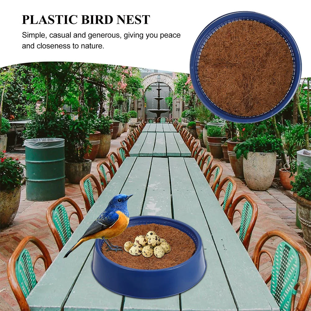 

1 set 1 Set Replaceable Bird Nests Wear-Resistant Breeding Pads Compact Household Nest For Pigeons Outdoor Indoor Use Cage Small