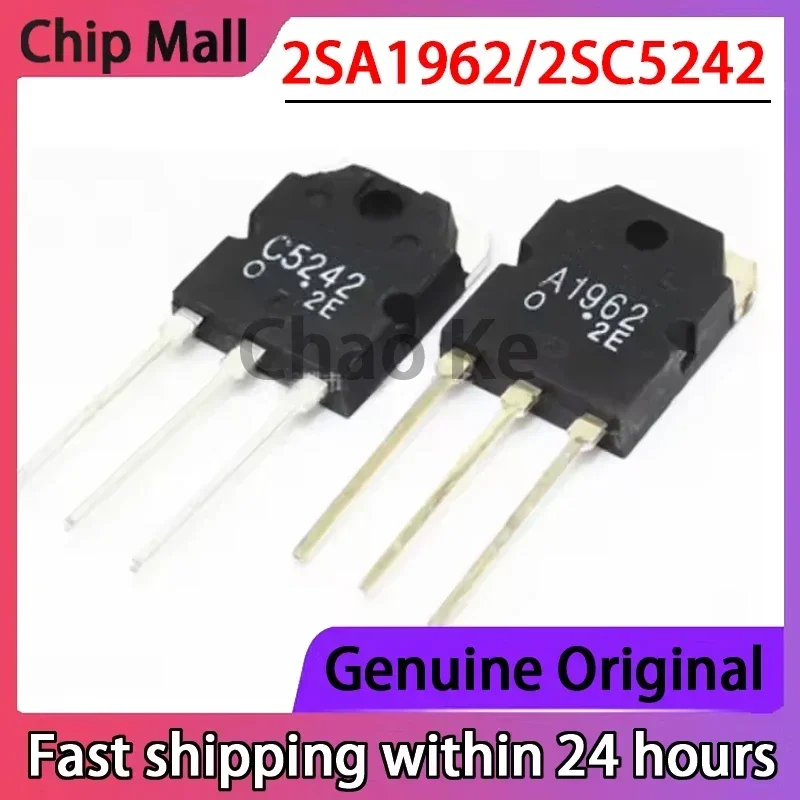 2PCS 2SA1962 2SC5242 A1962 C5242 Audio Amplifier Paired Tube BOM with Single Paired Tube New