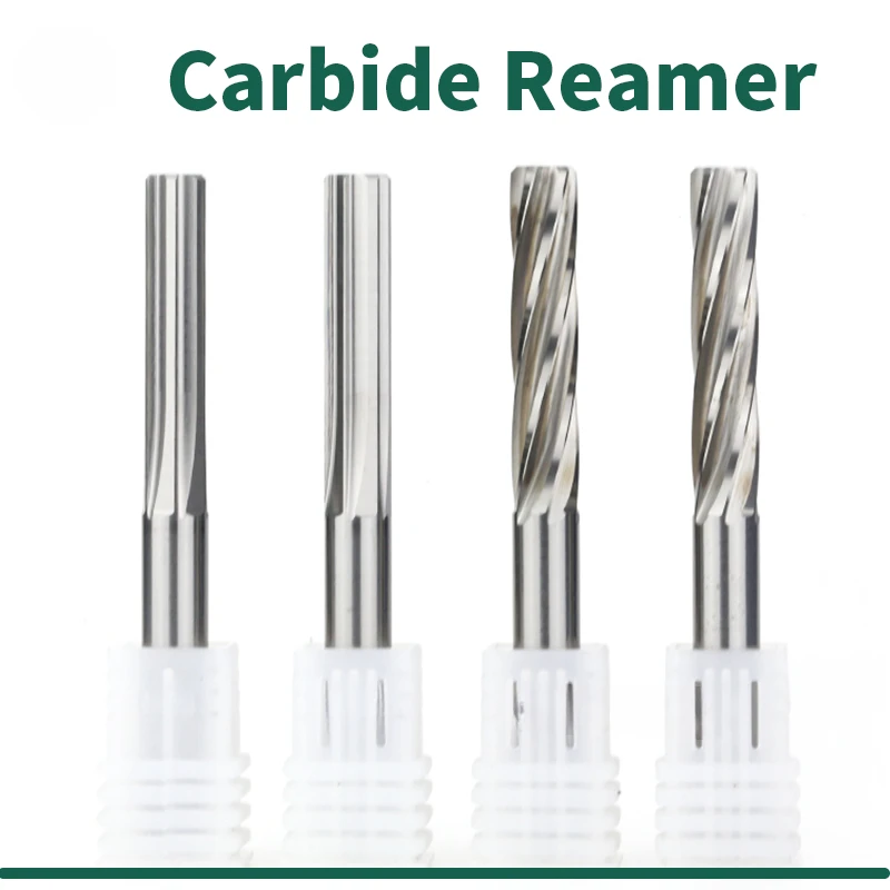 Carbide Machine reamers Cutting tool Reamer Hol Material 1mm-20mm Carbide Reamer Straight Groove Reamer For CNC Machining Center