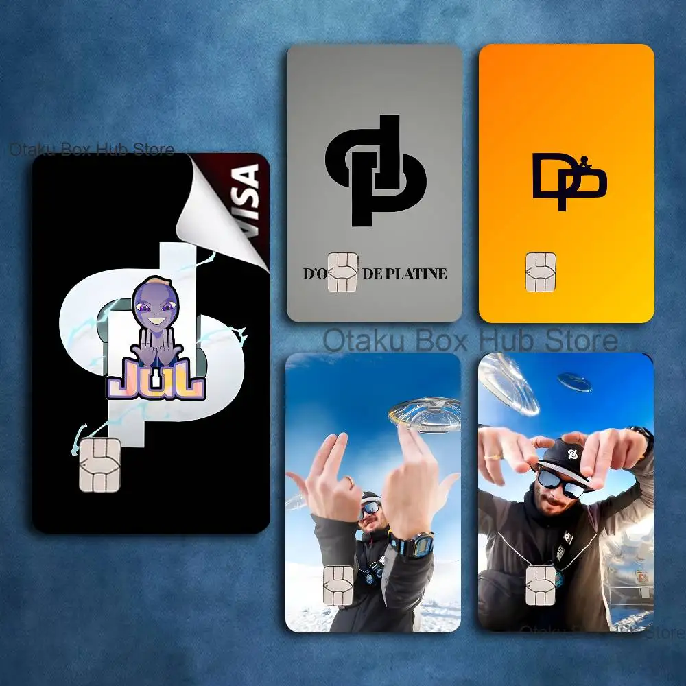 

Rapper J-JUL Credit Card Skin Party Stickers for Visa Bank Card Bus Metro Access Card Pvc Waterproof Decal Gift