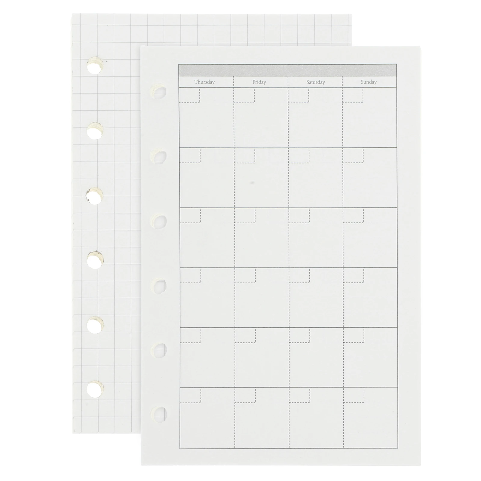 

4pcs Mini Binder Paper Notebook Small Size Lightweight Portable PVC Loose leaf Notepad Creative Scrapbook Pocket Binder Notebook