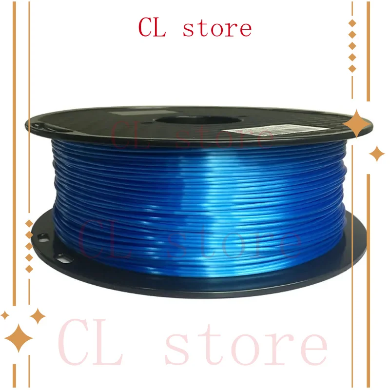 

Шелковая нить PLA, сапфировый синий, 1,75 мм, 1 кг, нить для 3D-принтера, катушка 2,2 фунта, FDM, материалы для 3D-печати, шелковистый блестящий металл