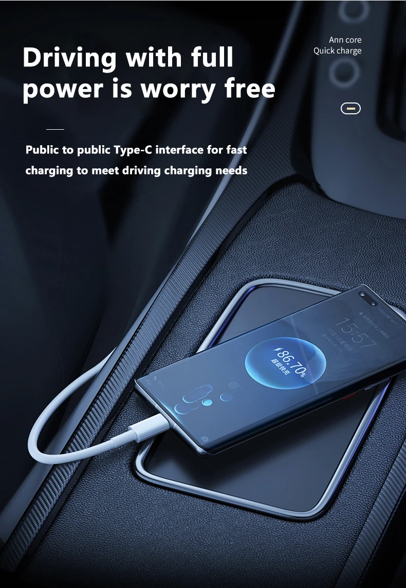 PD 60W Type C to Type C Cable For iPhone 15 16 Fast Charging For Samsung Xiaomi Huawei Type C Data Phone Accessories 1M 2M