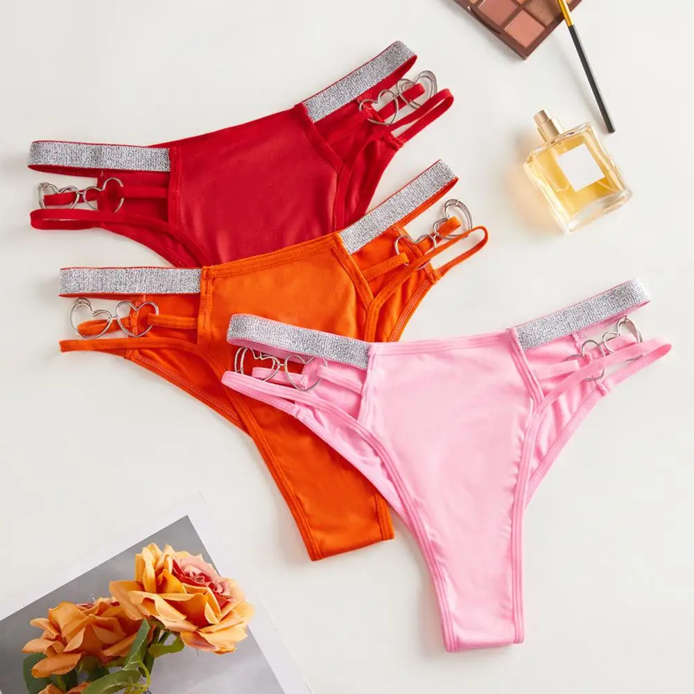 

Women Panties Low Waist Slim Fit Soft Elastic Breathable Lady Briefs Underpants Sexy Underwear