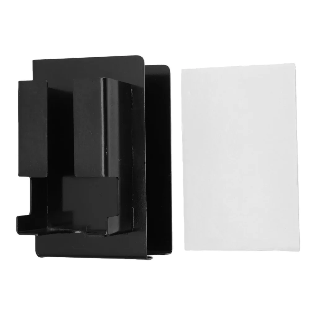 Stainless steel Hair Dryer Holder Black Space Saving Hair Straightener Holder Wall Mounted Easy Install