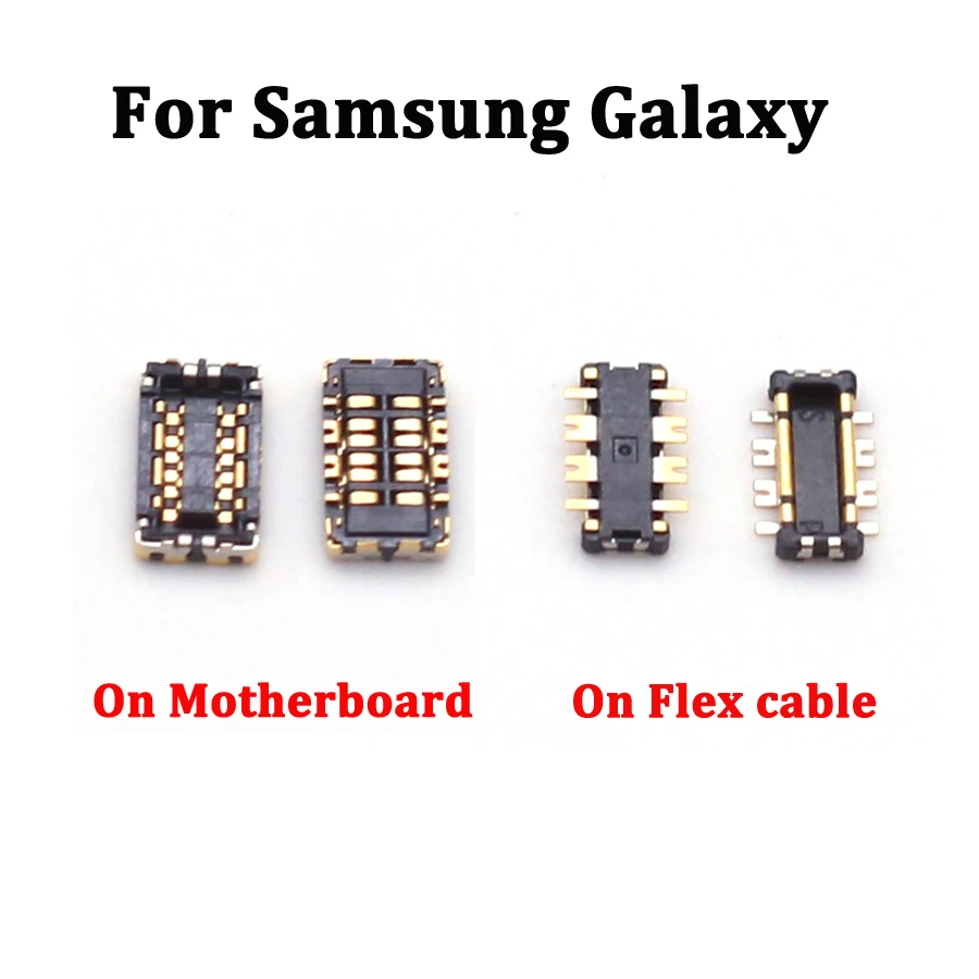 2-10PCS FPC Battery Flex Clip Connector For Samsung Galaxy A10S A107 A11 A115 M11 M115 A20S A207 A2070 A21 A215 M01