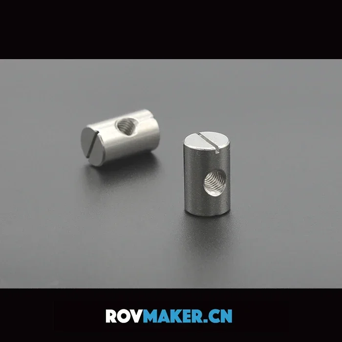 (20PCS)M6 316 stainless steel hammer nut 10 cylindrical nuts Cross hole nut frame connector