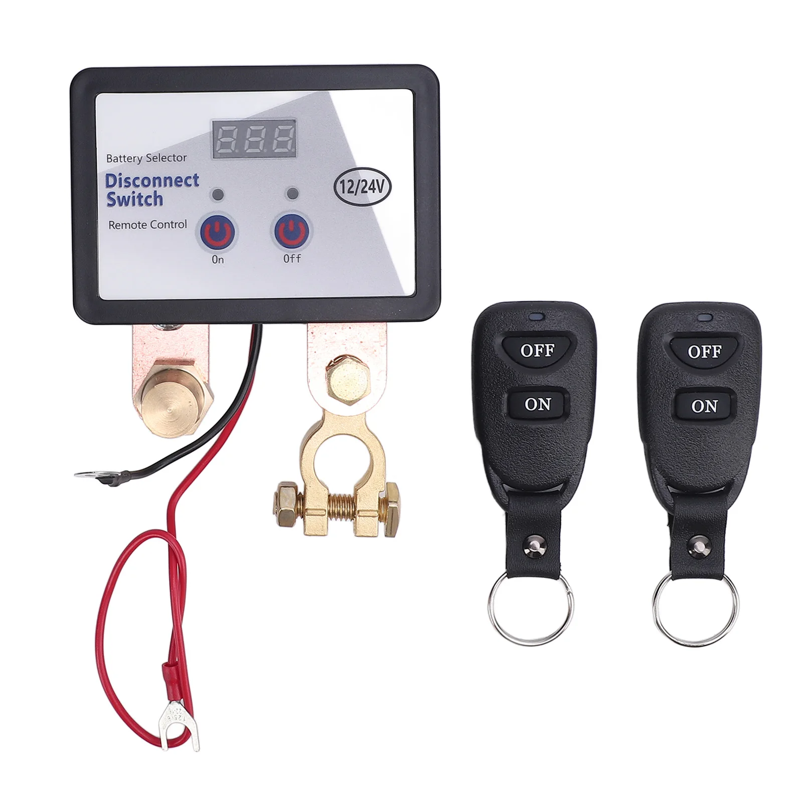

Car Remote Battery Disconnect Switch DC12 24V 240A Car Kill Switch Power Shut Off Cut Off Remote Control Switch Auto Accessories