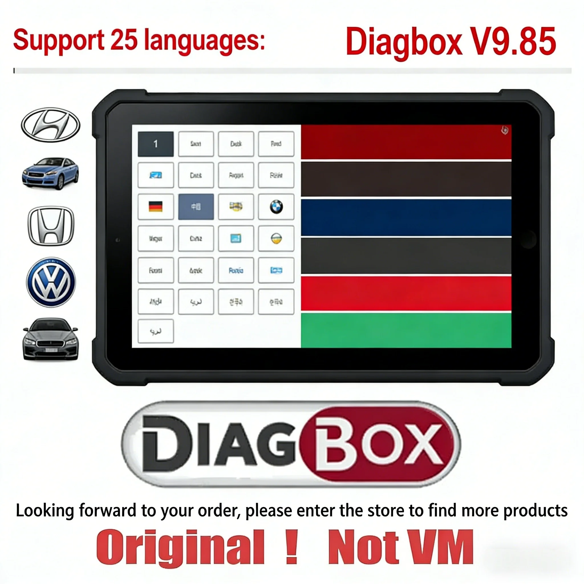 2025 NEW Diagbox 9.186 Car diagnostic software Diagbox V9.85 work with PP2000 Le-xia3 For Peo-geot For Cit-roen Original install