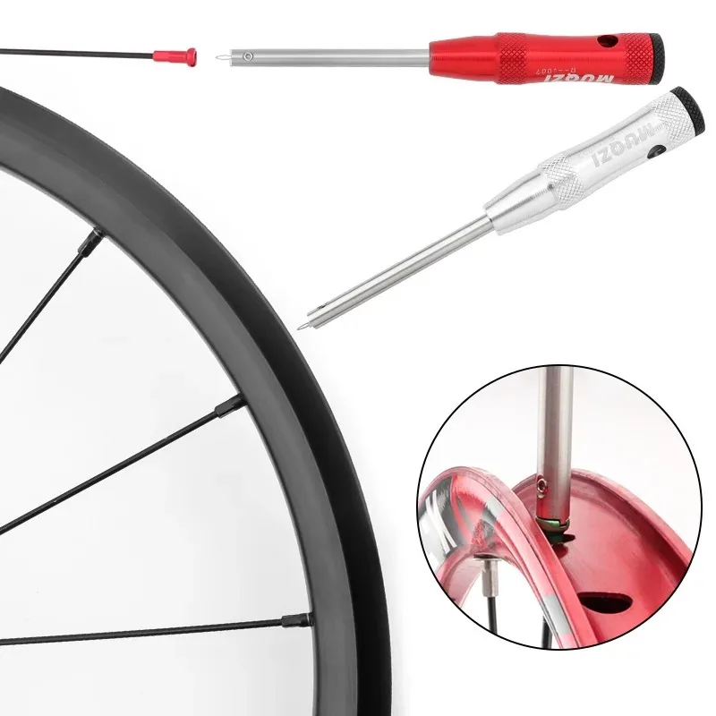 MUQZI تكلم الحلمة سائق أداة MTB تكلم الحلمة إزالة تركيب وجع تكلم الحلمة الإدراج أداة