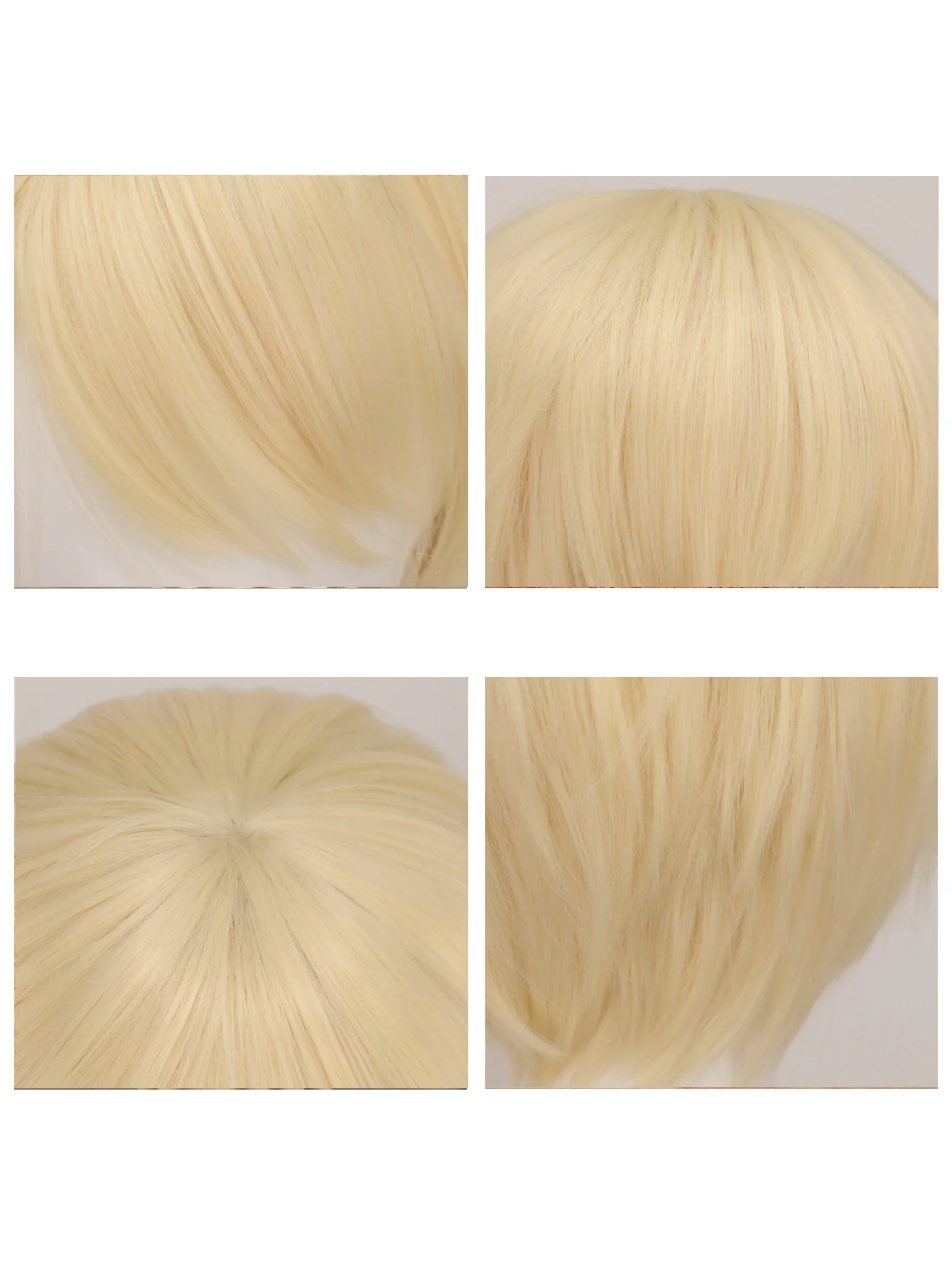 Draco Malfoy Short Blonde Pixie Cut Anime Wigs for Halloween Cosplay Womens Cosplay Outfit Wig Synthetic Wigs for Costume Party