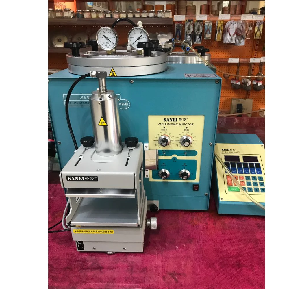 Digital Vacuum Wax Injector Easy Operation For Jewelry Casting Making Wax Tree Wax Machine
