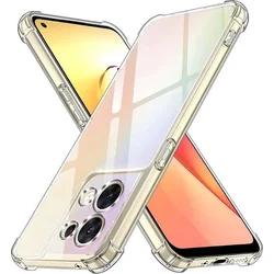 Transparent Phone Case for OPPO A98 A78 5G A77 A57 A57S A17 A17K A96 A76 A16 A16K Shockproof Airbag Protective Cover