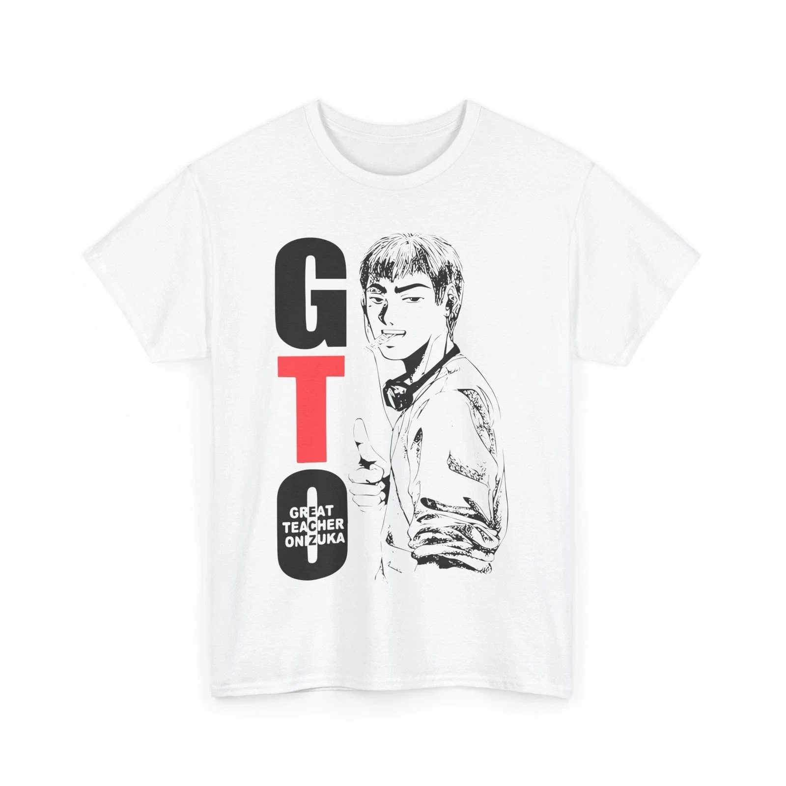 Summer Great Teacher Onizuka T-shirt - Eikichi Onizuka Funny Japanese Shonen Tee Women's Men's Round Neck Short Sleeve Hot Sale