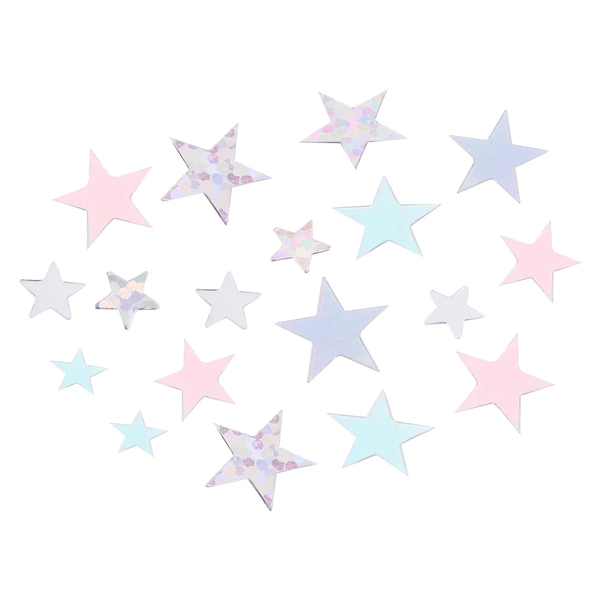 

1Pack Five-Pointed Star Confetti Resin Mixed Sizes Golden Silver Table Decoration for Wedding Birthday Party Festival Atmosphere