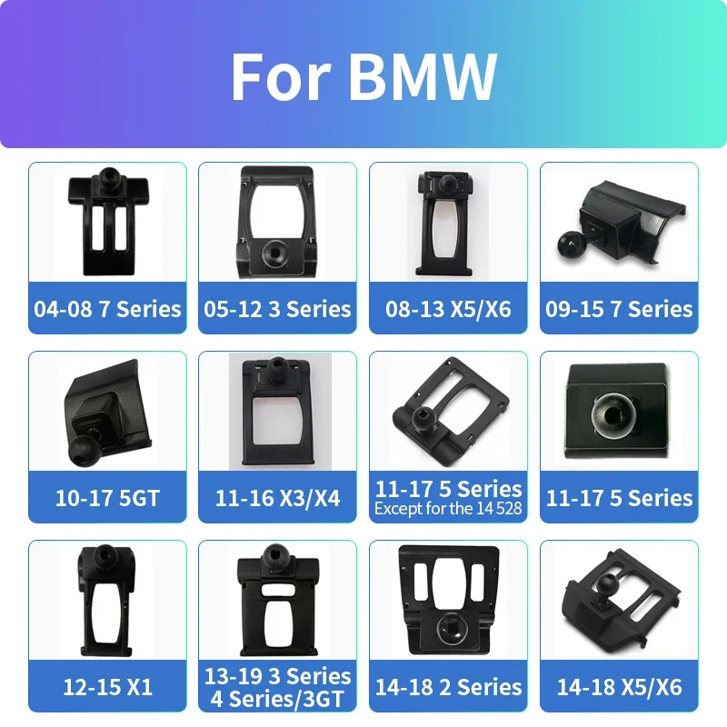 Car Phone Holder Base Bracket Center Air Vent Mount For BMW F20 F30 F34 G30 G11 X1 X2 X3 G01 X4 G02 X5 F15 G05 X6 F16 For BMW