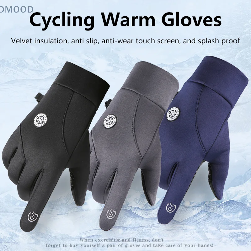 Touchscreen Winter Thermisch Warm Fietsen Fietshandschoenen Fiets Ski Outdoor Camping Wandelen Motorhandschoenen Sport Volle Vinger