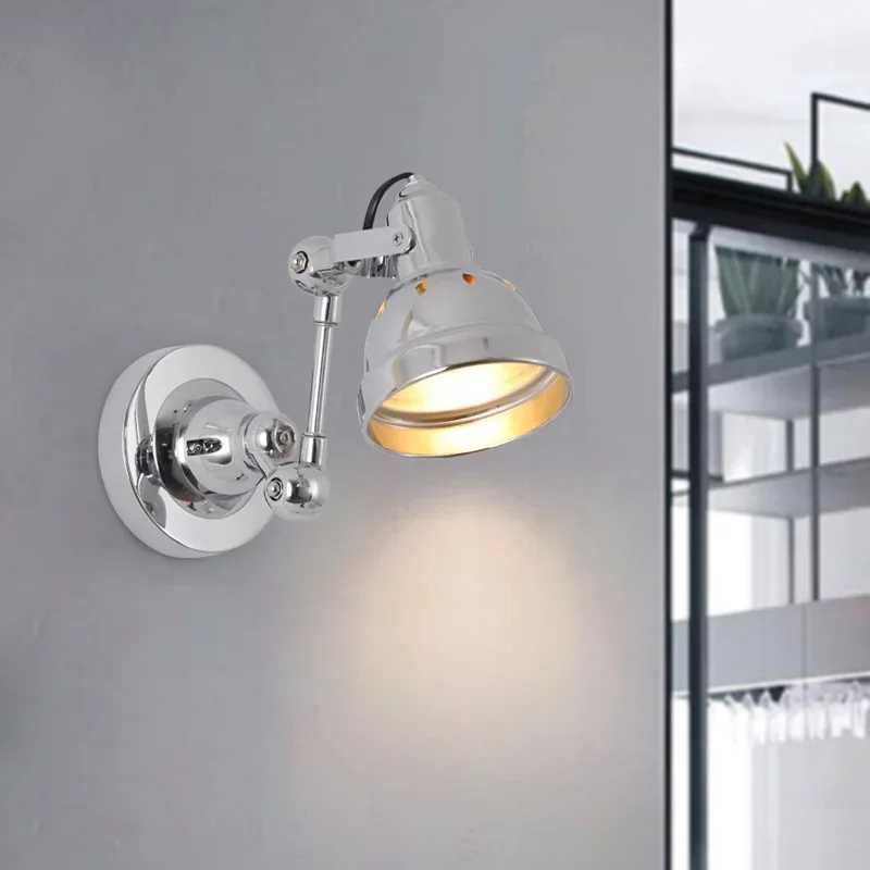 Industrial Corridor Wall Light Loft Cafe Shop Bar Restaurant Hotel Retro Wall Sconce Rocker Lamp Adjustable Folding Lighting