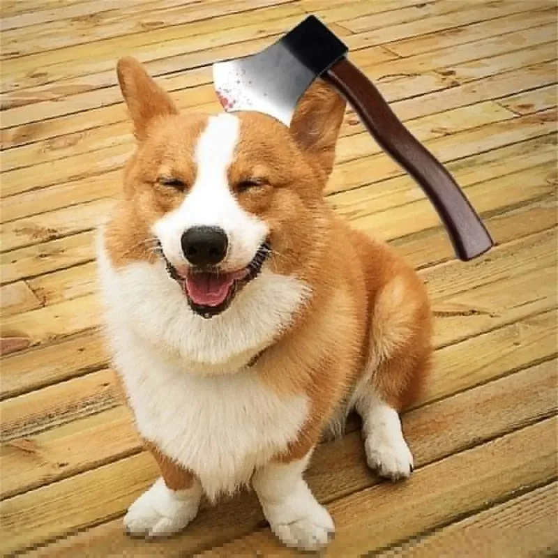 Nuevo perro/gato/mascota Halloween divertidos juguetes aterradores Halloween accesorios para realizar hacha de plástico sierra cuchillo para uñas sombreros favores de fiesta