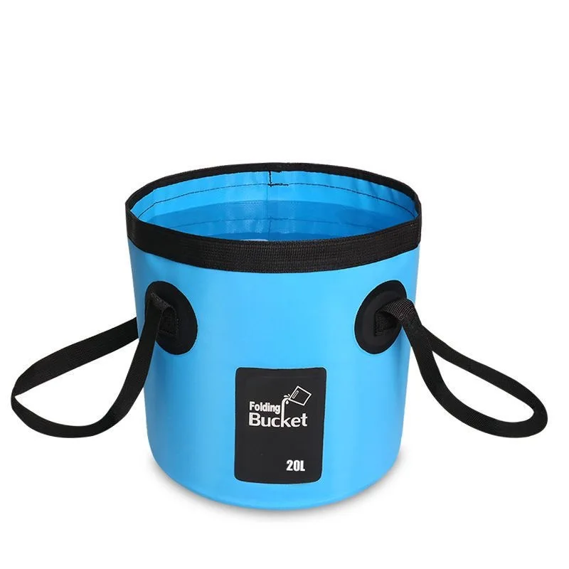 Portable travel bag Beach fishing foldable bucket bag Outdoor camping portable car waterproof bag bag