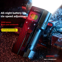 6000MAH 3000Lm Most Powerful LED Flashlight Rechargeable Torch Light Flashlight Tactical Lantern Long Shot Hand Lamp For Camping