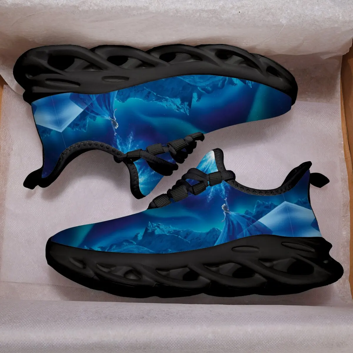 

Children Sneaker Boys Casual Shoes Blue Frozen Elsa Princess Non-slip Girl Lightweight Sports Tennis Footwear Mickey Mouse Shoe