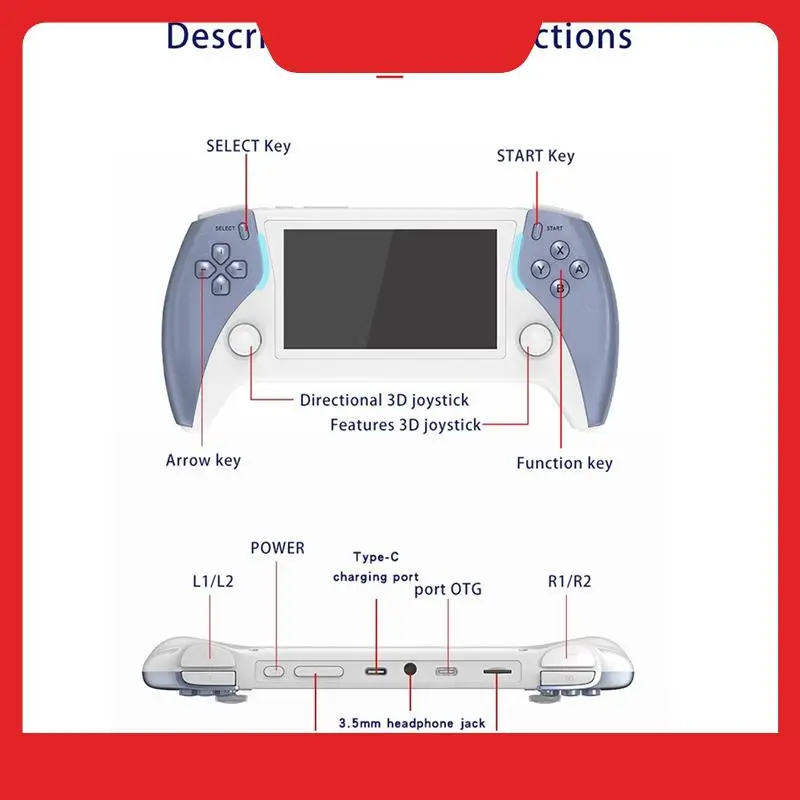 

Портативная игровая консоль PROJECT X PRO 64G + 15000 игр, 4,3-дюймовый дисплей, 3D стереозвук, поддержка 20 + симуляторов A