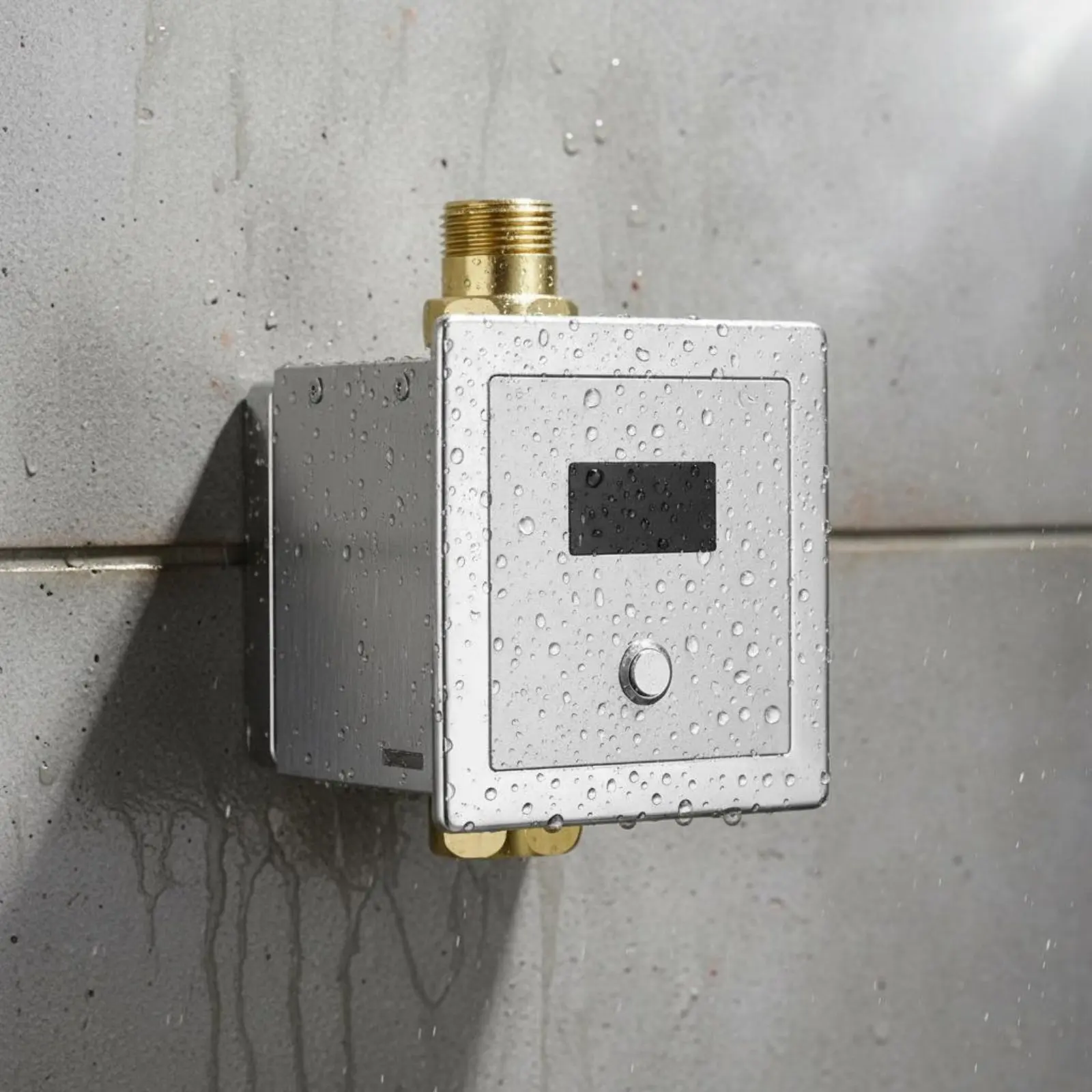 

Touchless Floor-Mounted Toilet Flusher Water-Saving Automatic Toilet Flusher Bathroom Hardware for Business Building