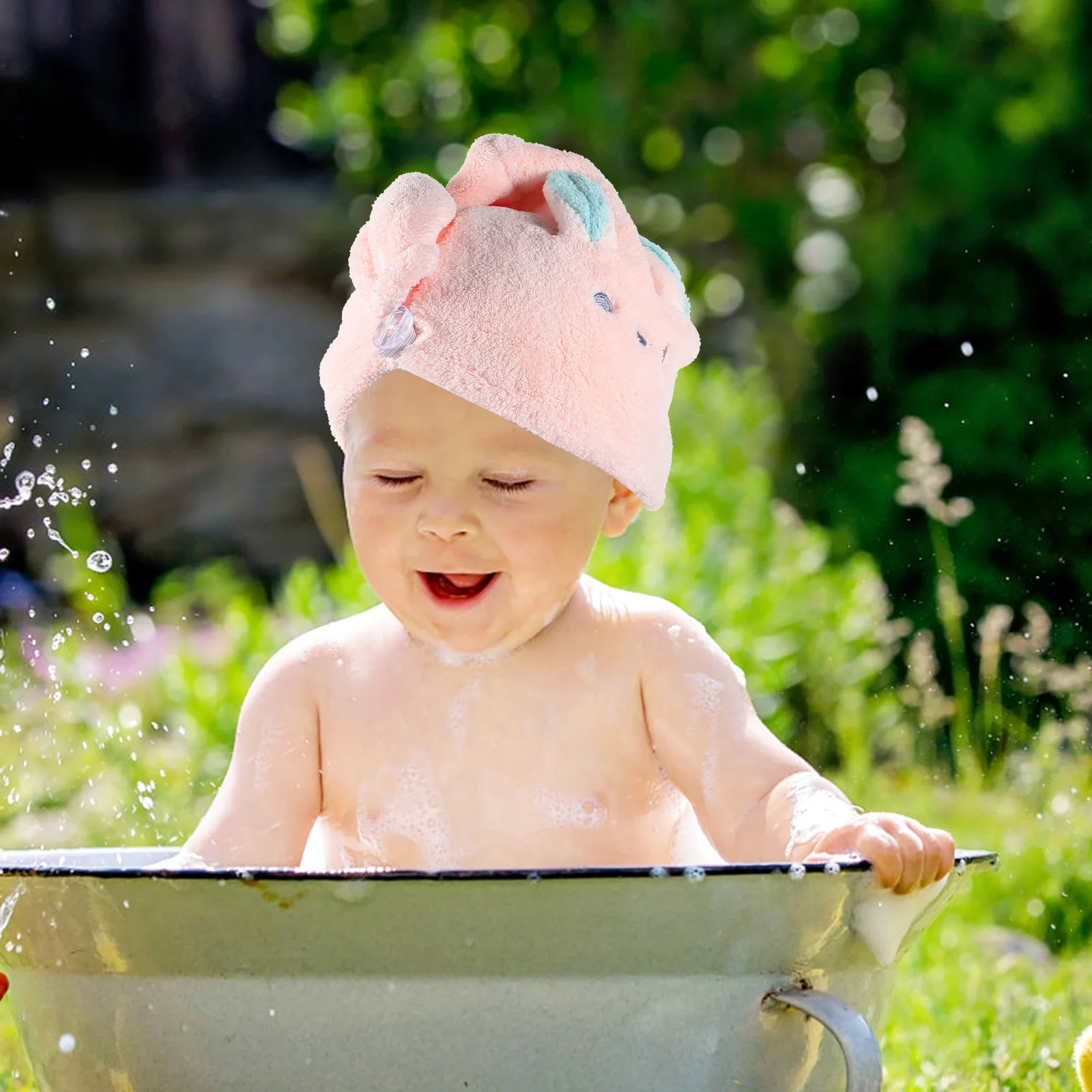 

3 Pcs Coral Fleece Towels Dry Water Absorbent Bath Face Washcloth Kids Friendly Household Child