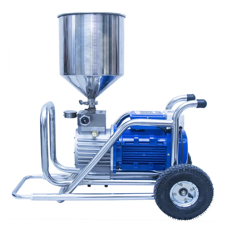 High Pressure Diaphragm Airless Painting Machine For Wall Latex Coatings Residential Construction Refurbishment Equipment