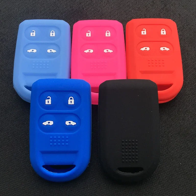 silicone rubber key cover case shell protector for Honda Odyssey 2005-2010 Stepwgn 4 6button key