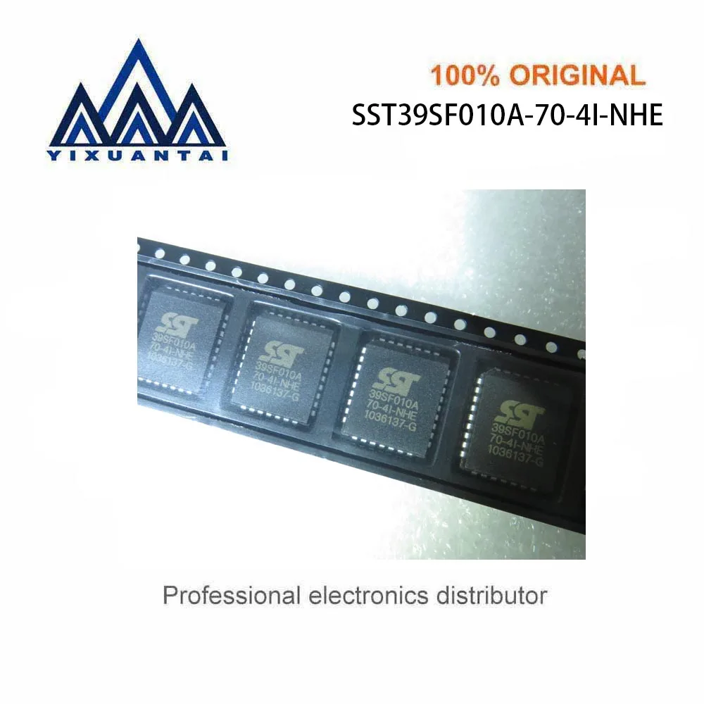 5pcs/Lot  SST39SF010A-70-4I-NHE-T  Marking   39SF010A  70-4I-NHE  IC FLASH 1MBIT PARALLEL 32PLCC  New