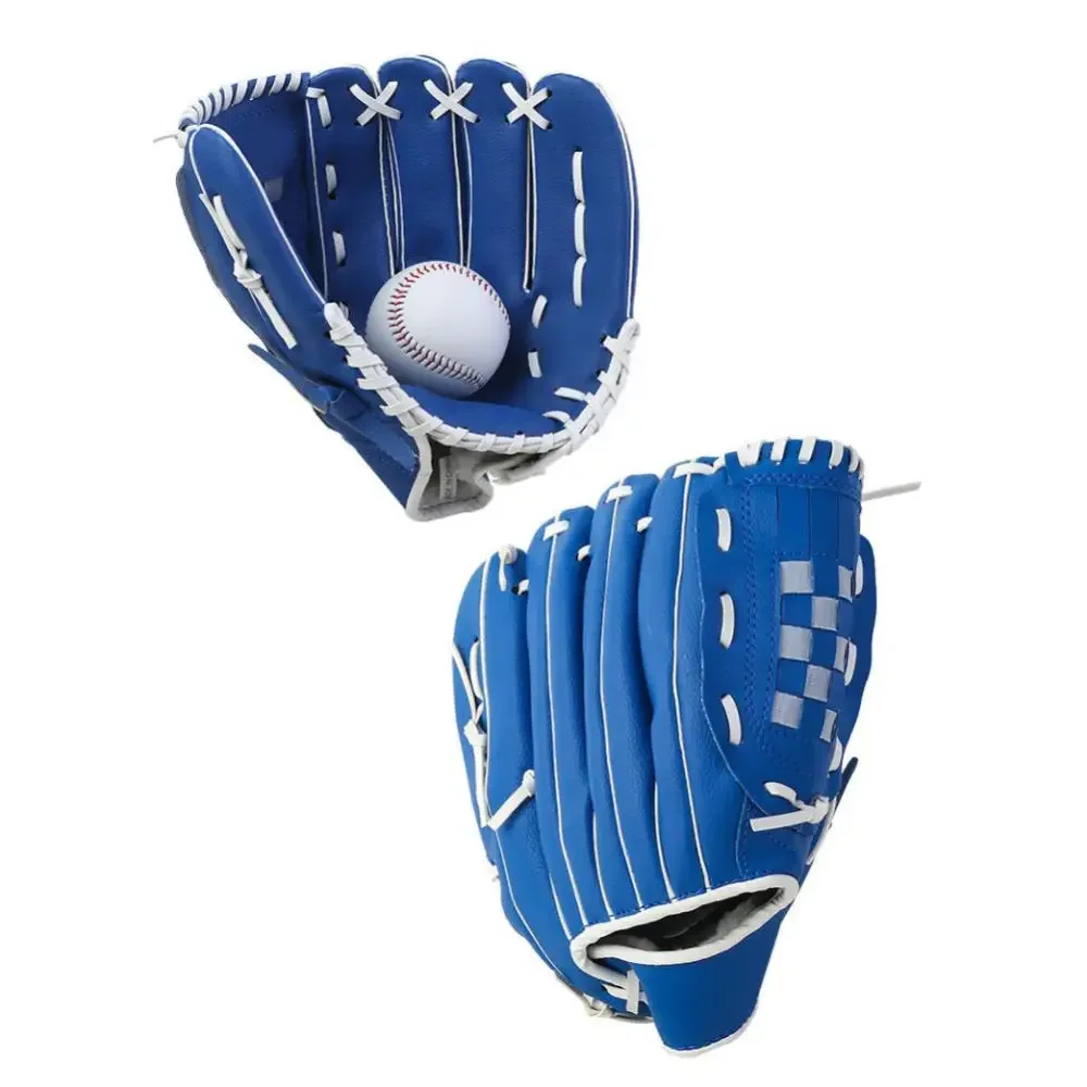 Outdoor Sports Baseball Glove Softball Practice Equipment 9.5/10.5/11.5/12.5 Inch Left Hand for Kids/Adults Men Women Training