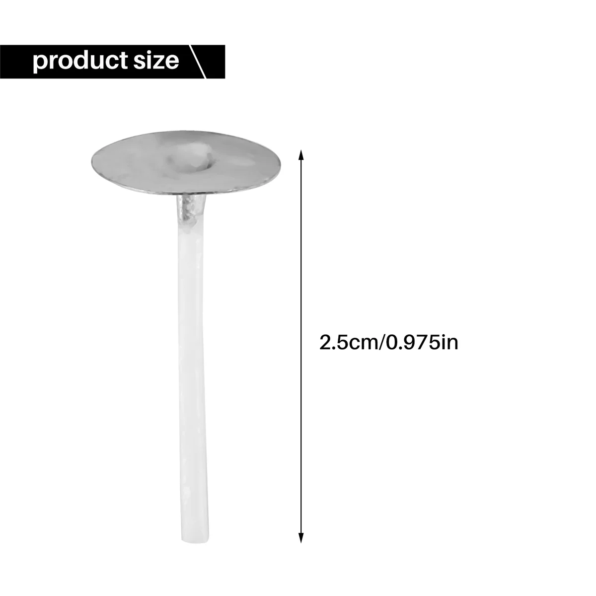 

ABEZZ 1000Pcs/Lot Candle Wicks 1 Inch Low Smoke Candle Wick with Metal Tabs Tea Light Wicks for Candle Making